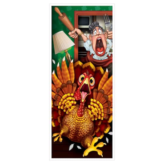 Beistle 30" x 6ft. Wild Turkey Door Covers, 2ct.